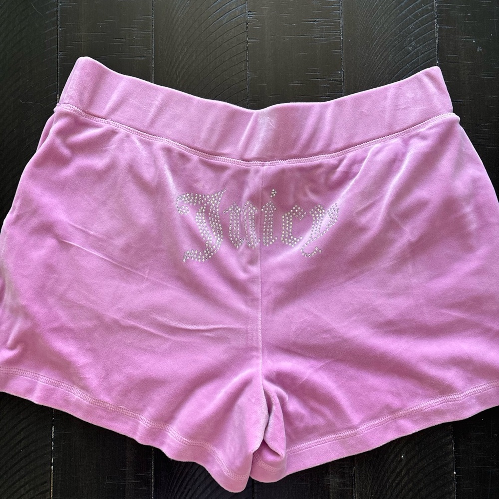 Juicy Couture Pink Athletic Shorts Velour